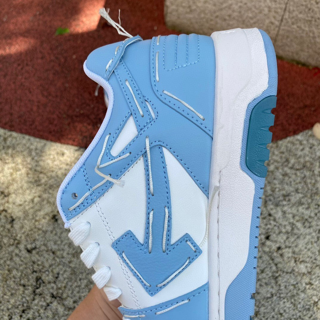 Off White Low Tops Azul Cielo