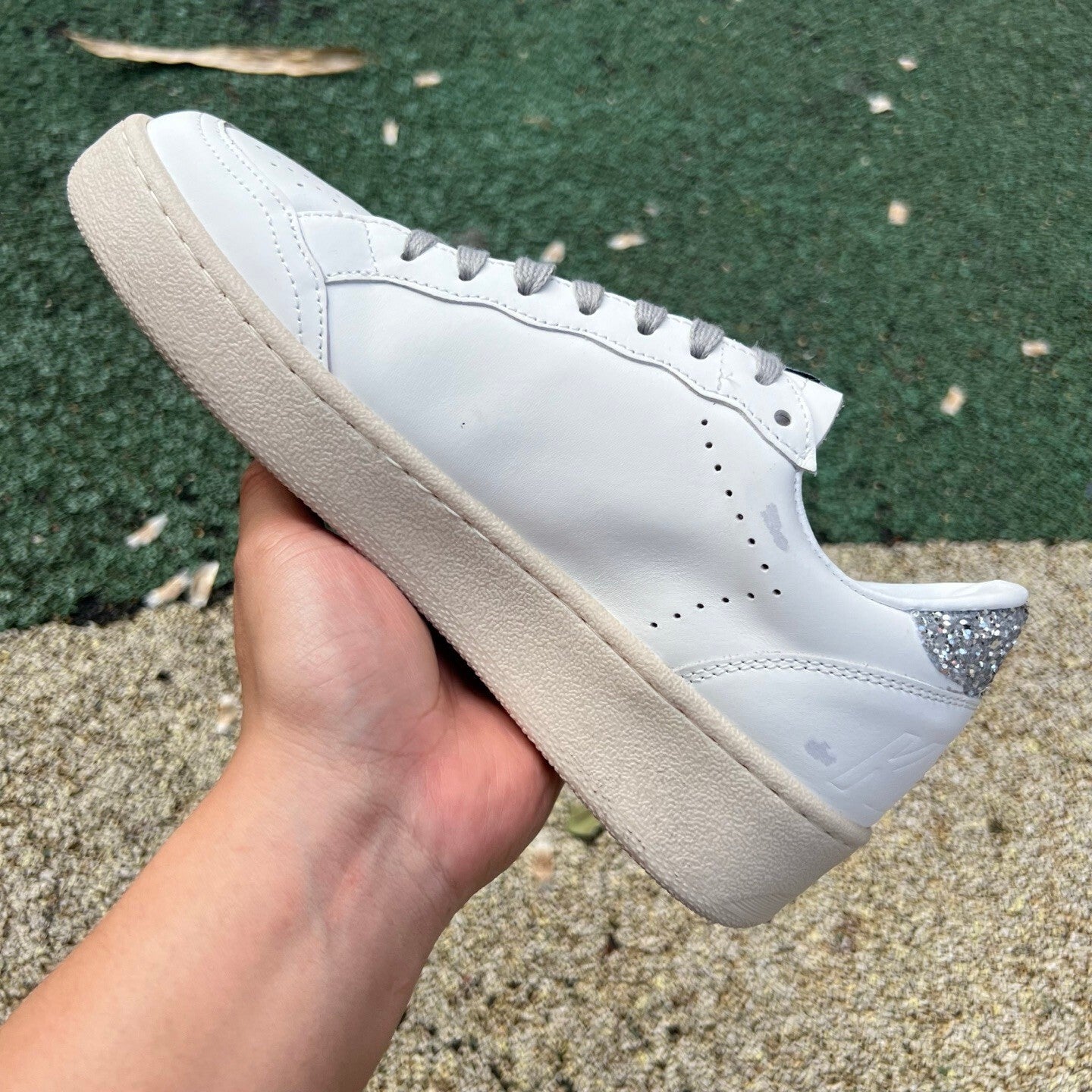 Golden Goose Ballstar Blanco y Rosado