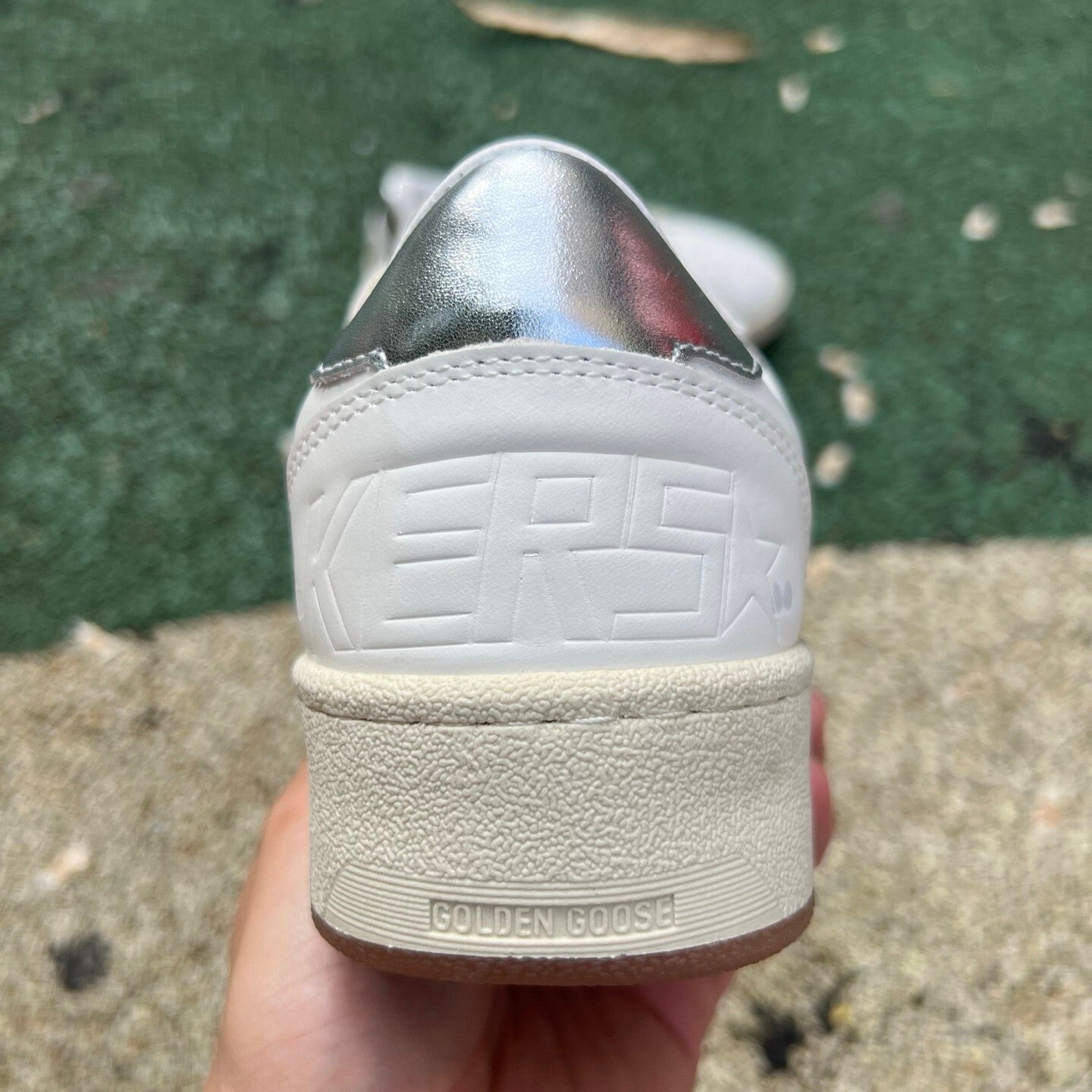 Golden Goose Ballstar Verde y Blanco