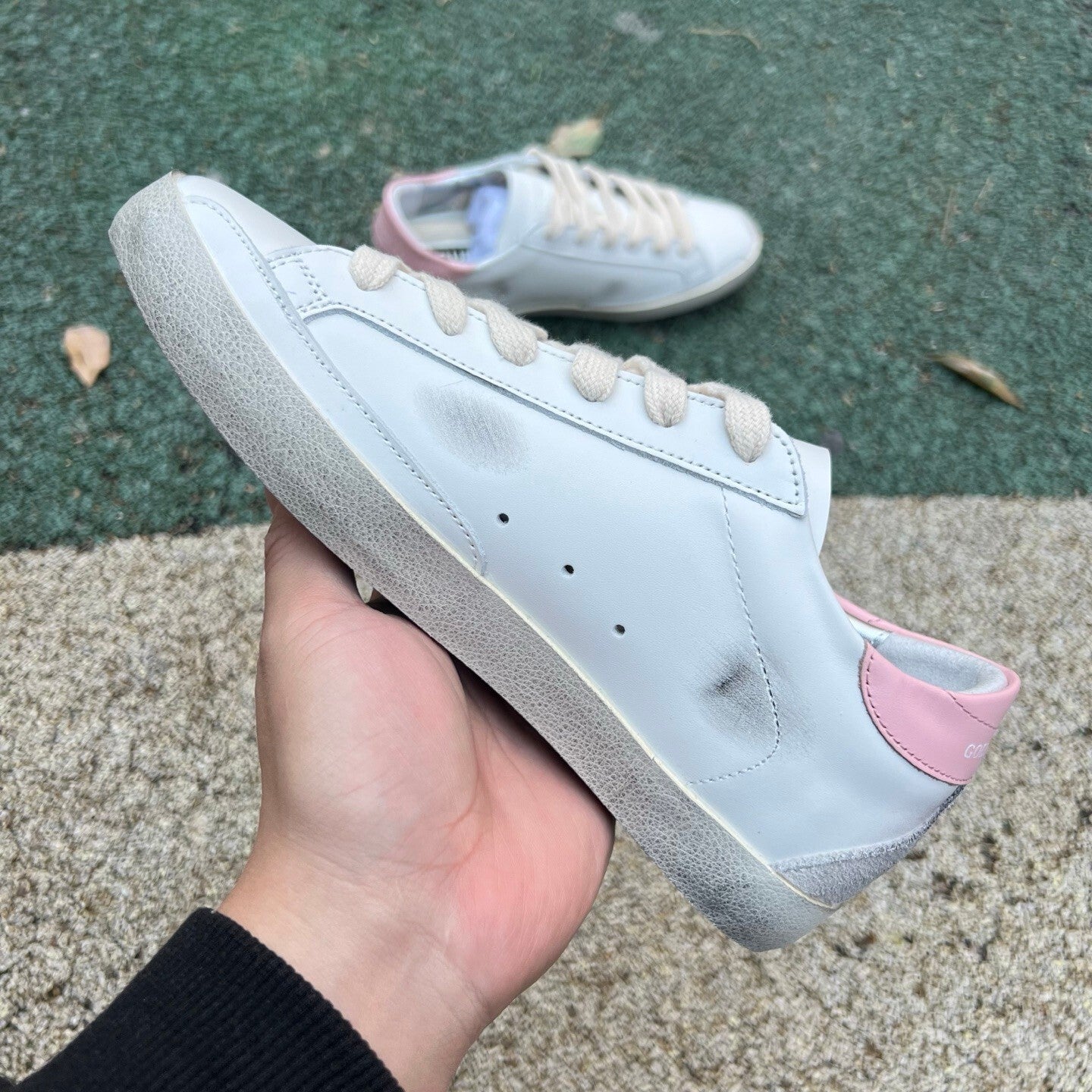 Golden Goose Blanco y Rosado