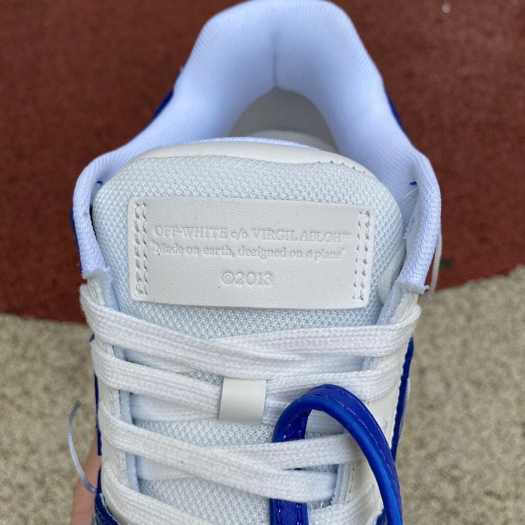 Off White Low Tops Azul
