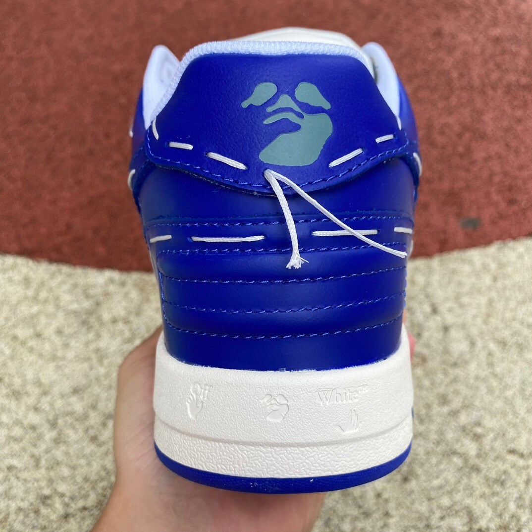 Off White Low Tops Azul