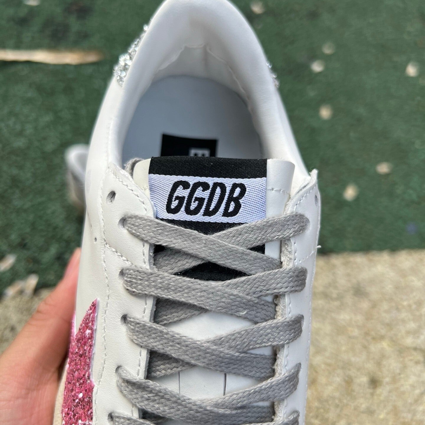 Golden Goose Ballstar Blanco y Rosado