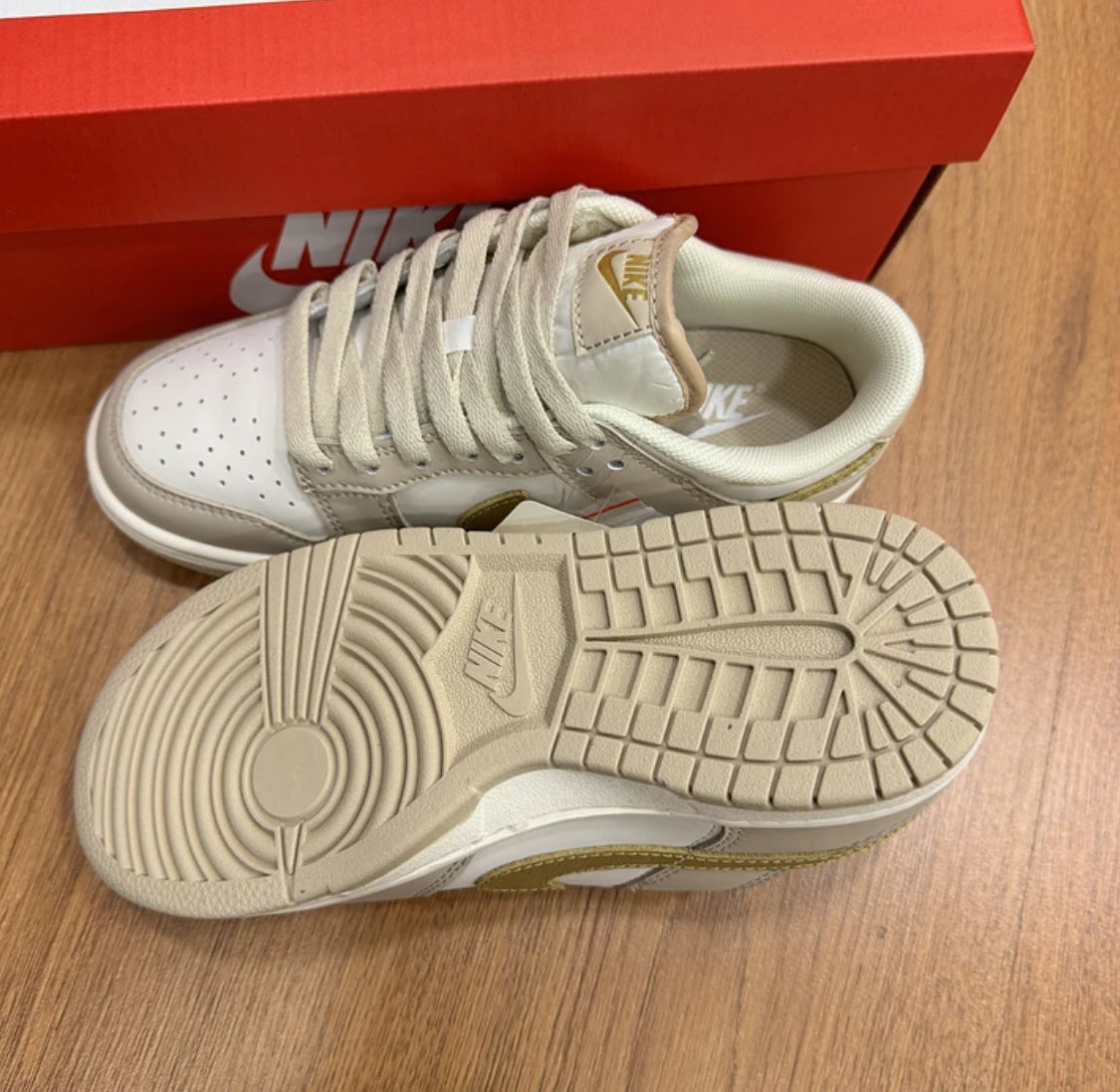Nike Sb Dunk Gold Swoosh