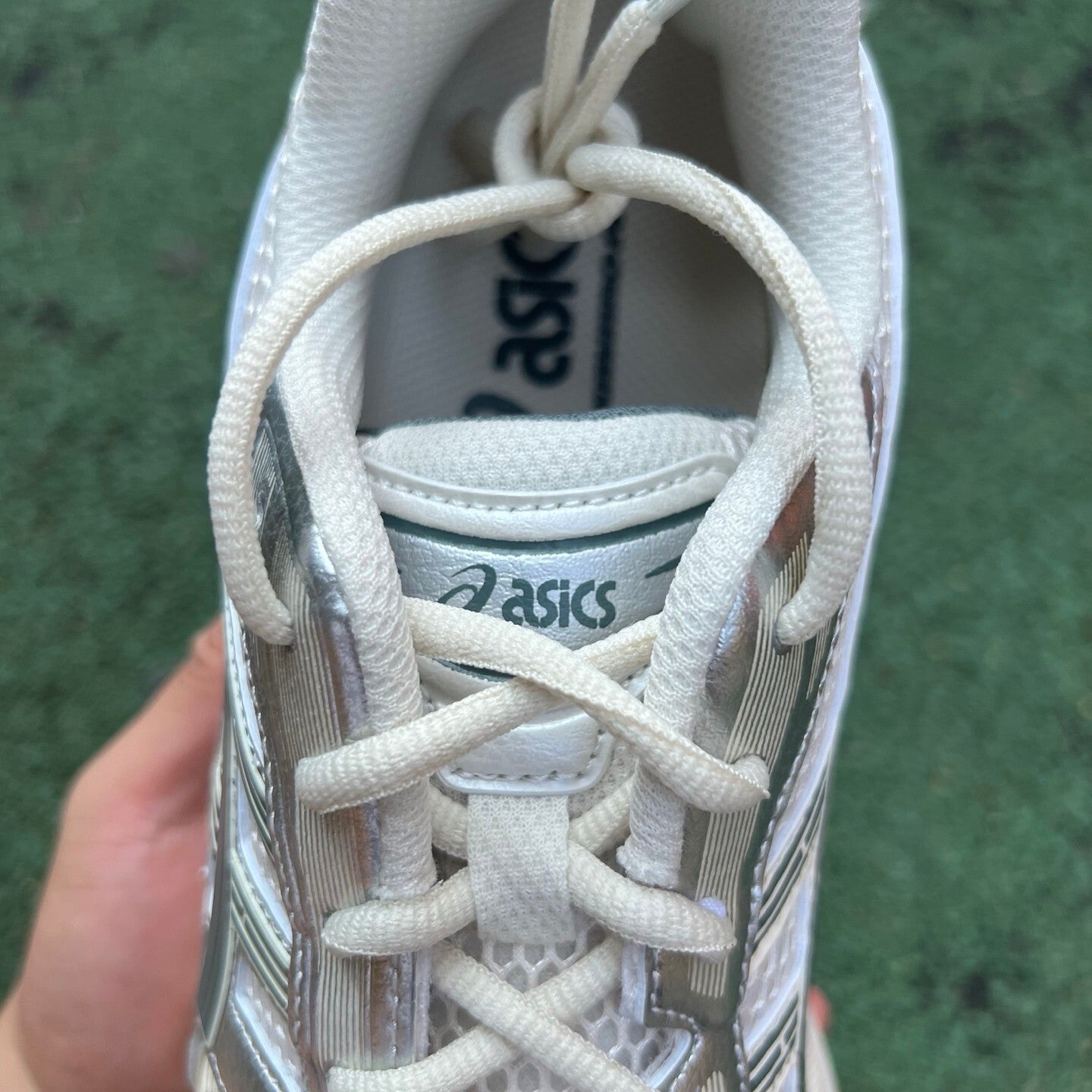 Asics Gel Kayano Plateado y Verde