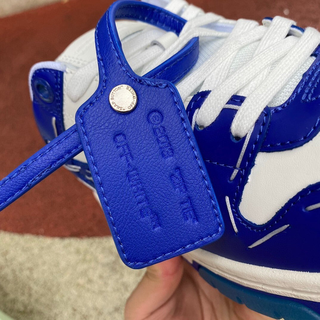 Off White Low Tops Azul