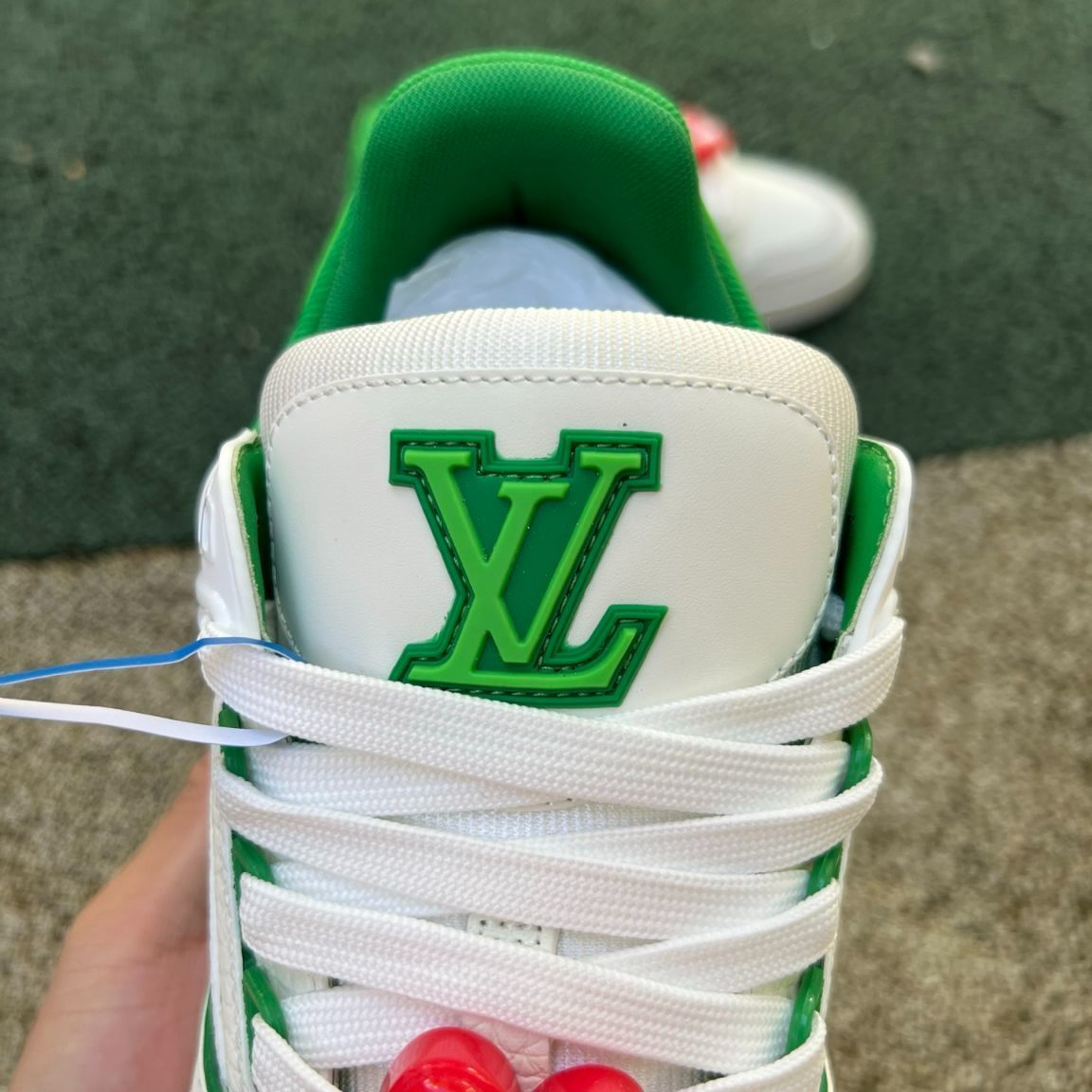 Louis Vuitton Trainer Corazón Verde