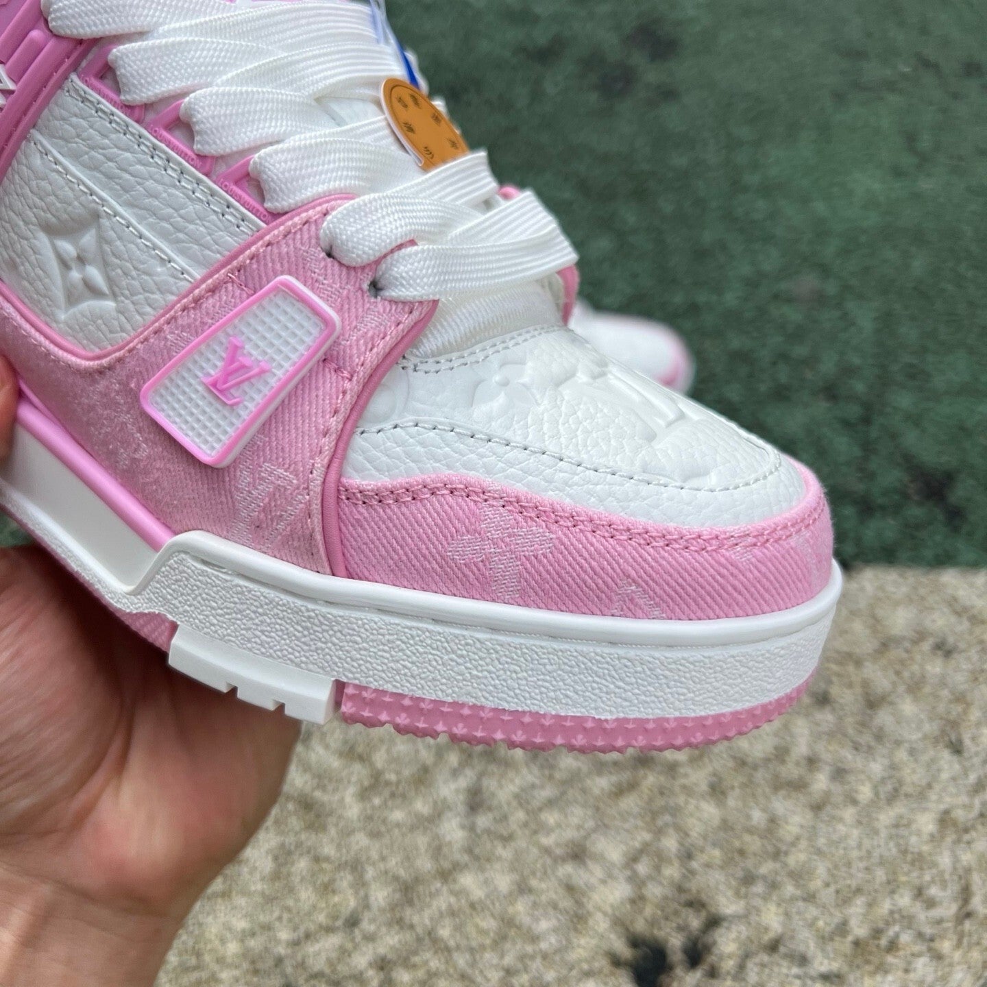 Louis Vuitton Trainer Rosado