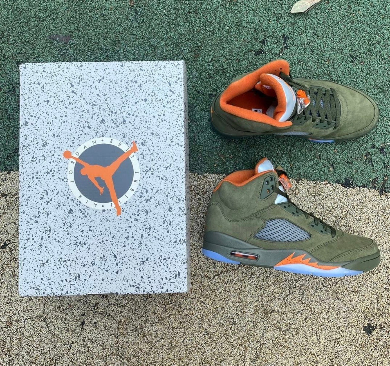 Jordan Retro 5 Olive