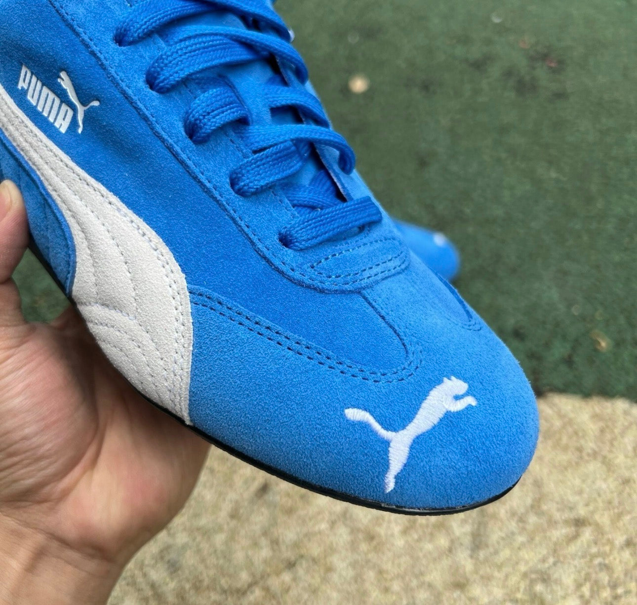 Puma Speedcat Azul y Blanco