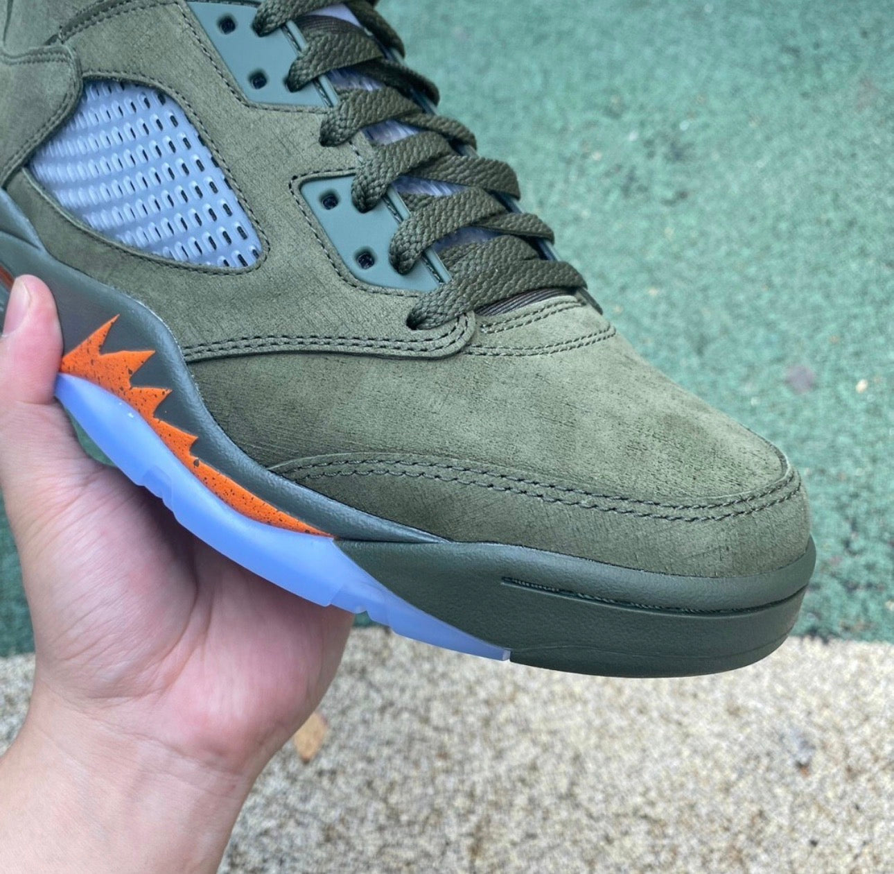 Jordan Retro 5 Olive