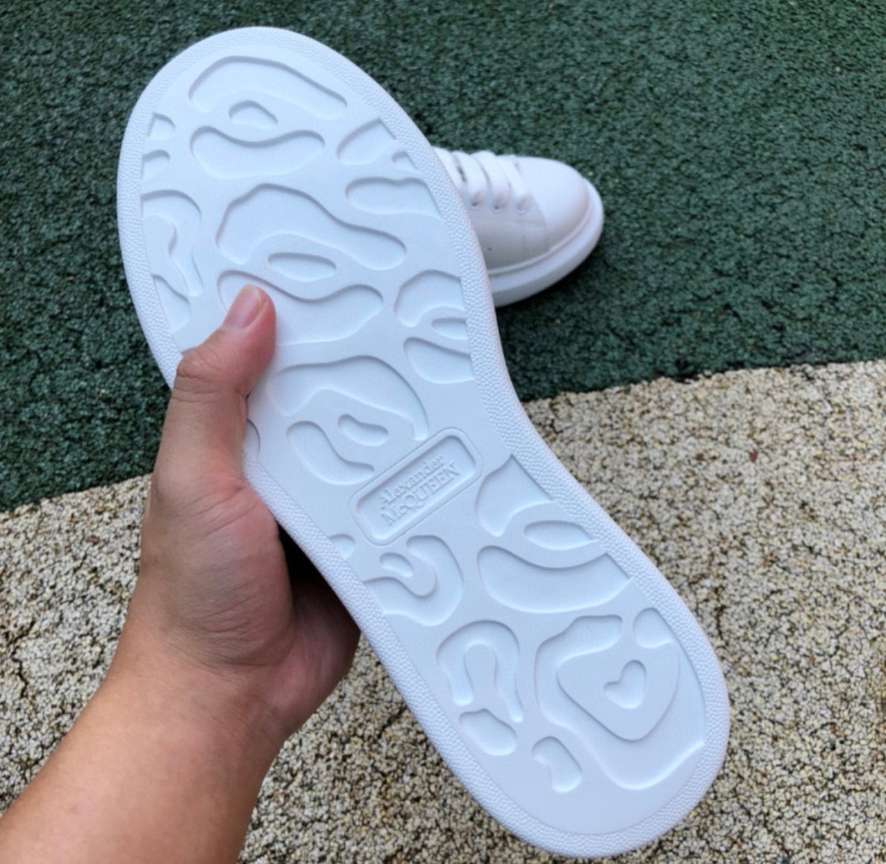 Alexander McQueen Blanco Cuero