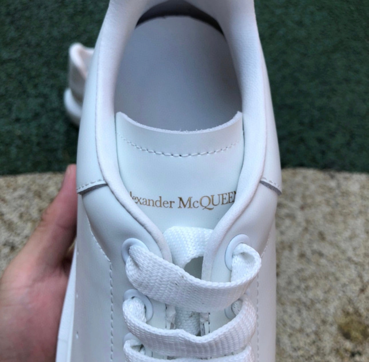 Alexander McQueen Blanco Cuero
