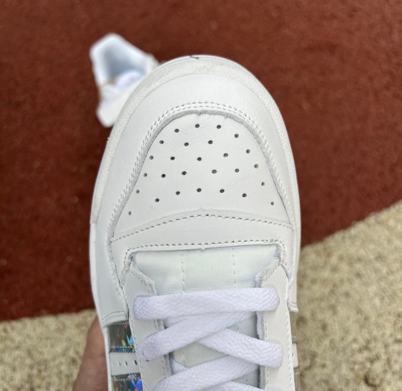 Forum Low Blanco con Brillante