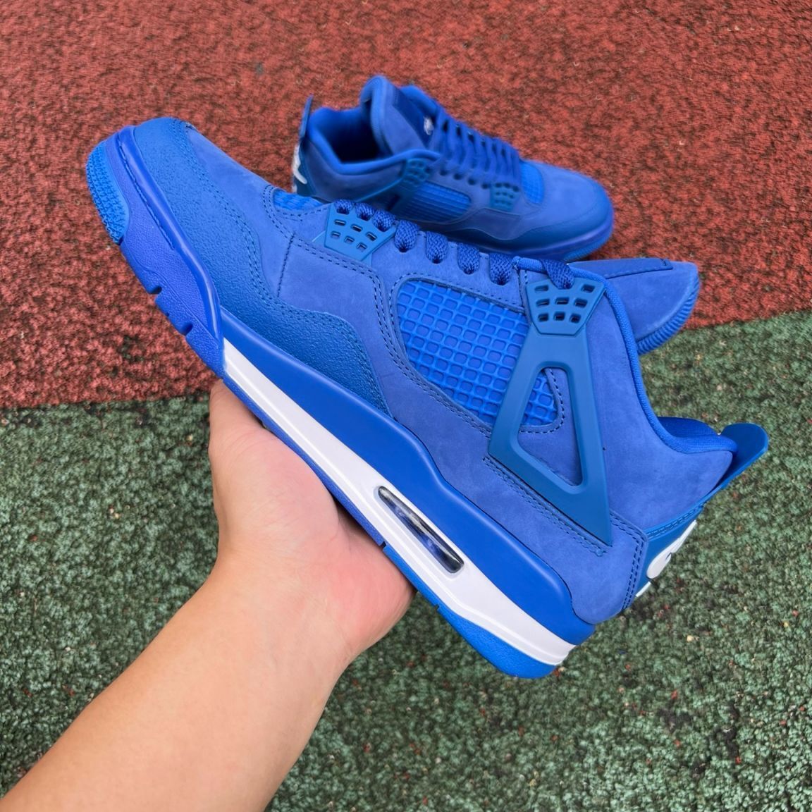 Jordan Retro 4 Bike Azul