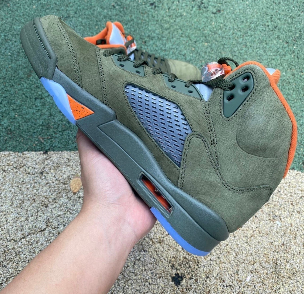 Jordan Retro 5 Olive