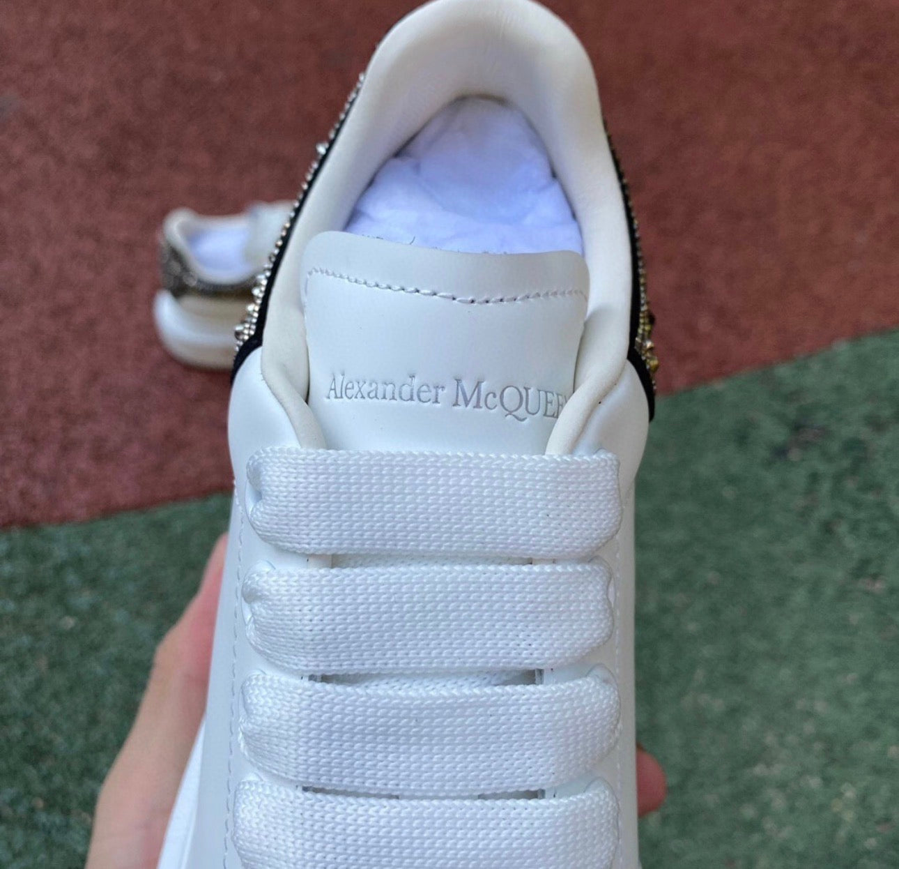 Alexander McQueen Negro y Brillitos