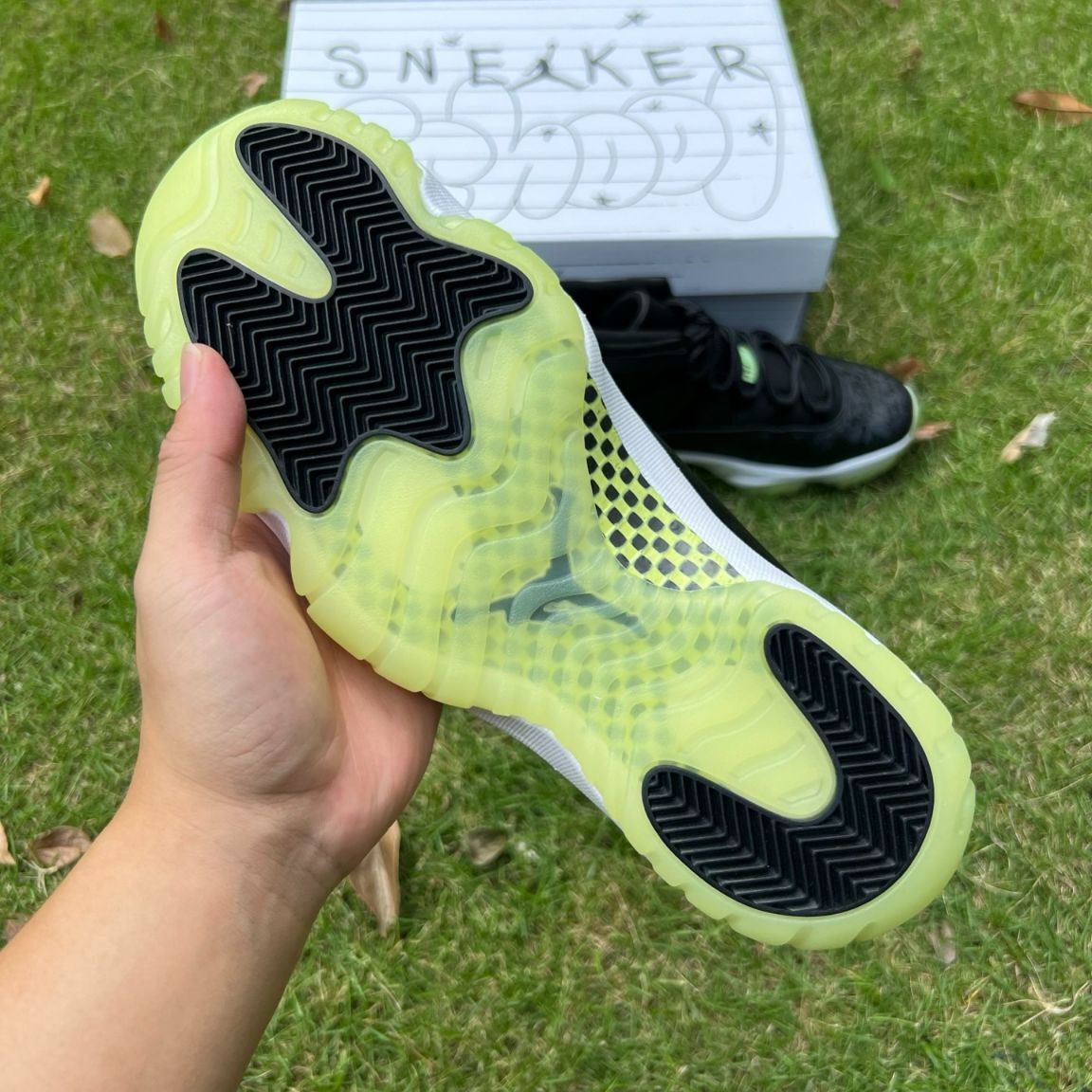 Jordan Retro 11 Barely Volt