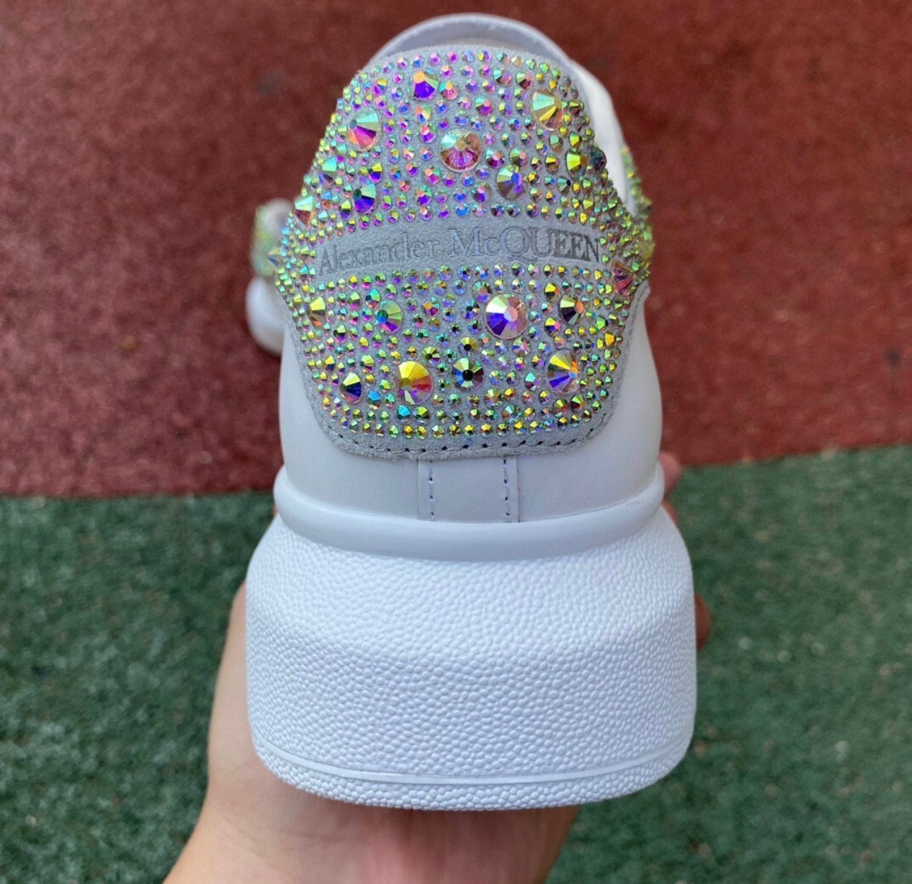 Alexander McQueen Blanco y Brillitos