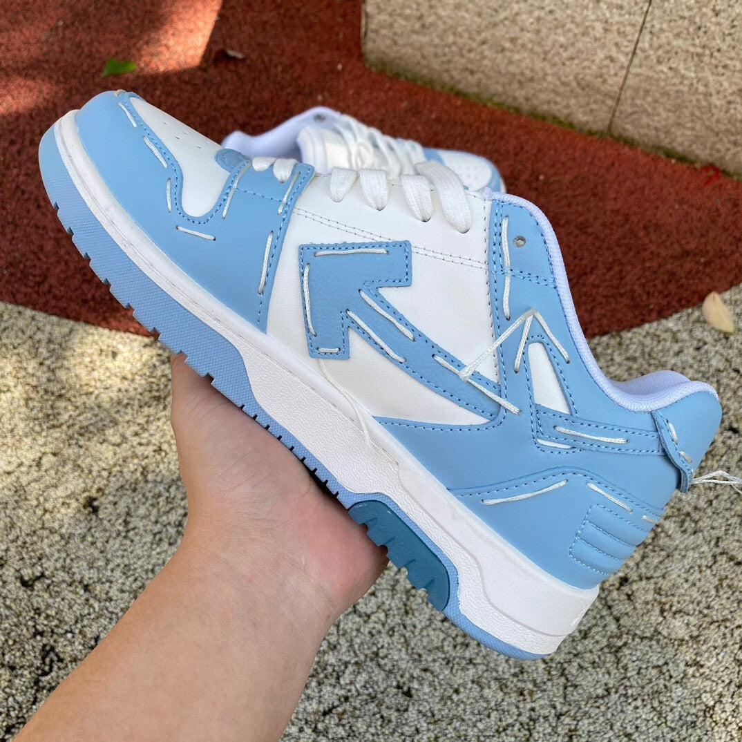 Off White Low Tops Azul Cielo