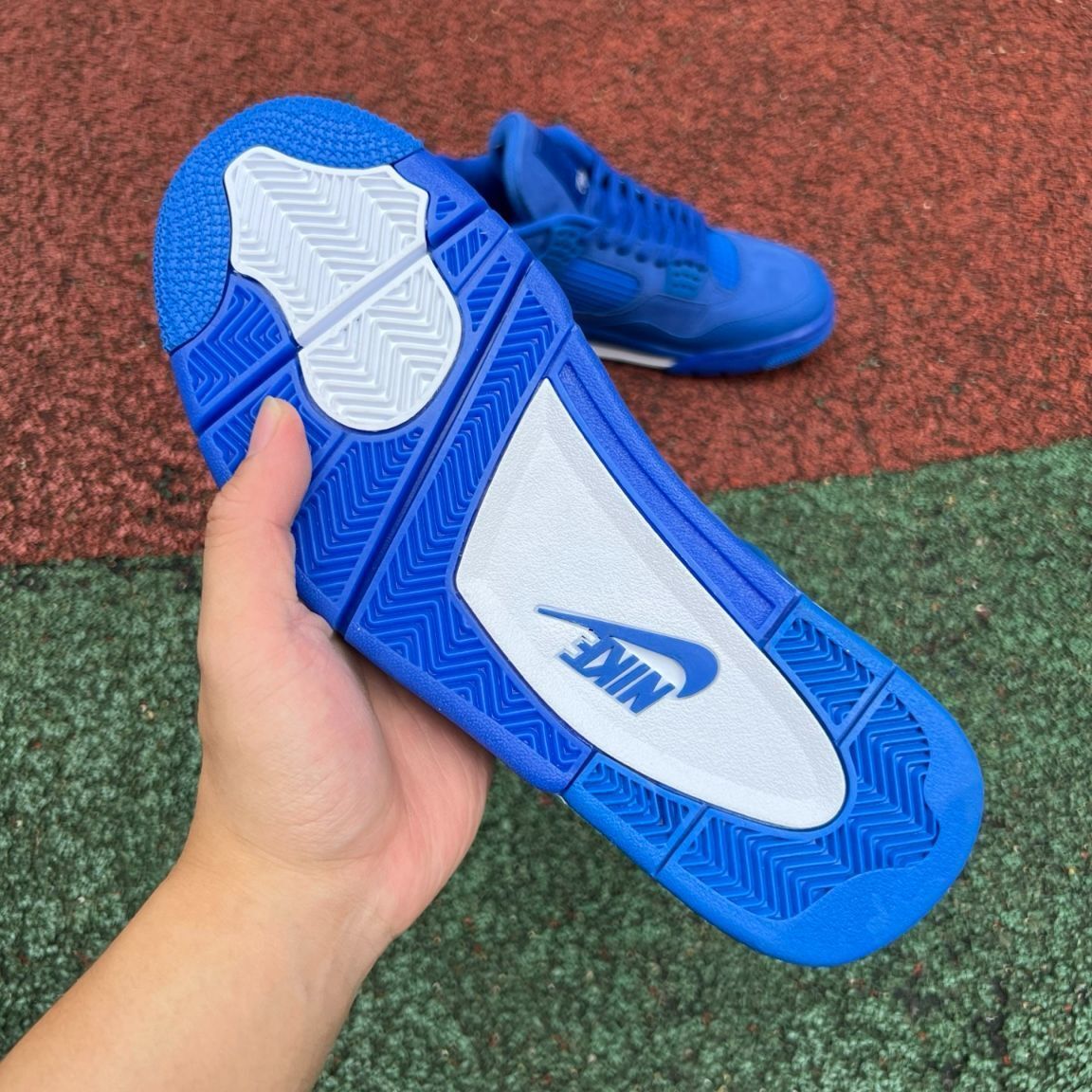 Jordan Retro 4 Bike Azul