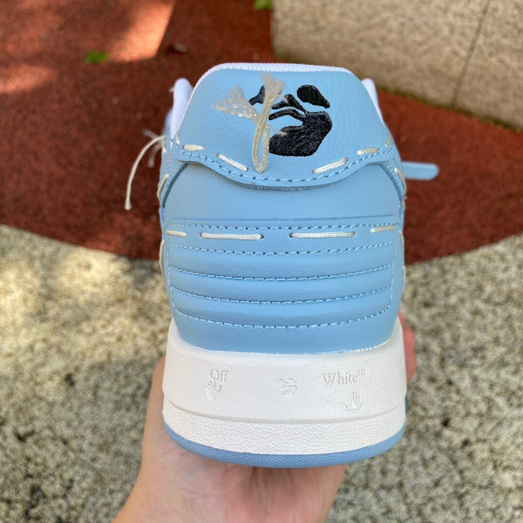 Off White Low Tops Azul Cielo