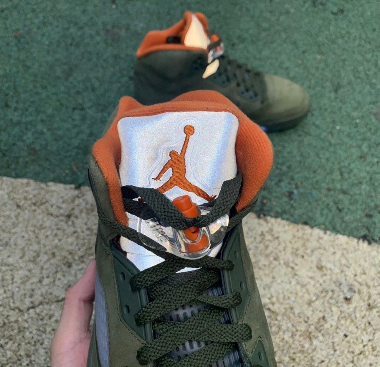 Jordan Retro 5 Olive