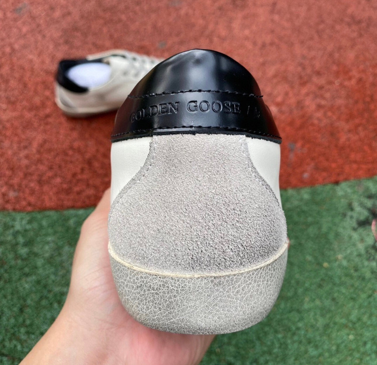 Golden Goose Blanco y Negro Cuero