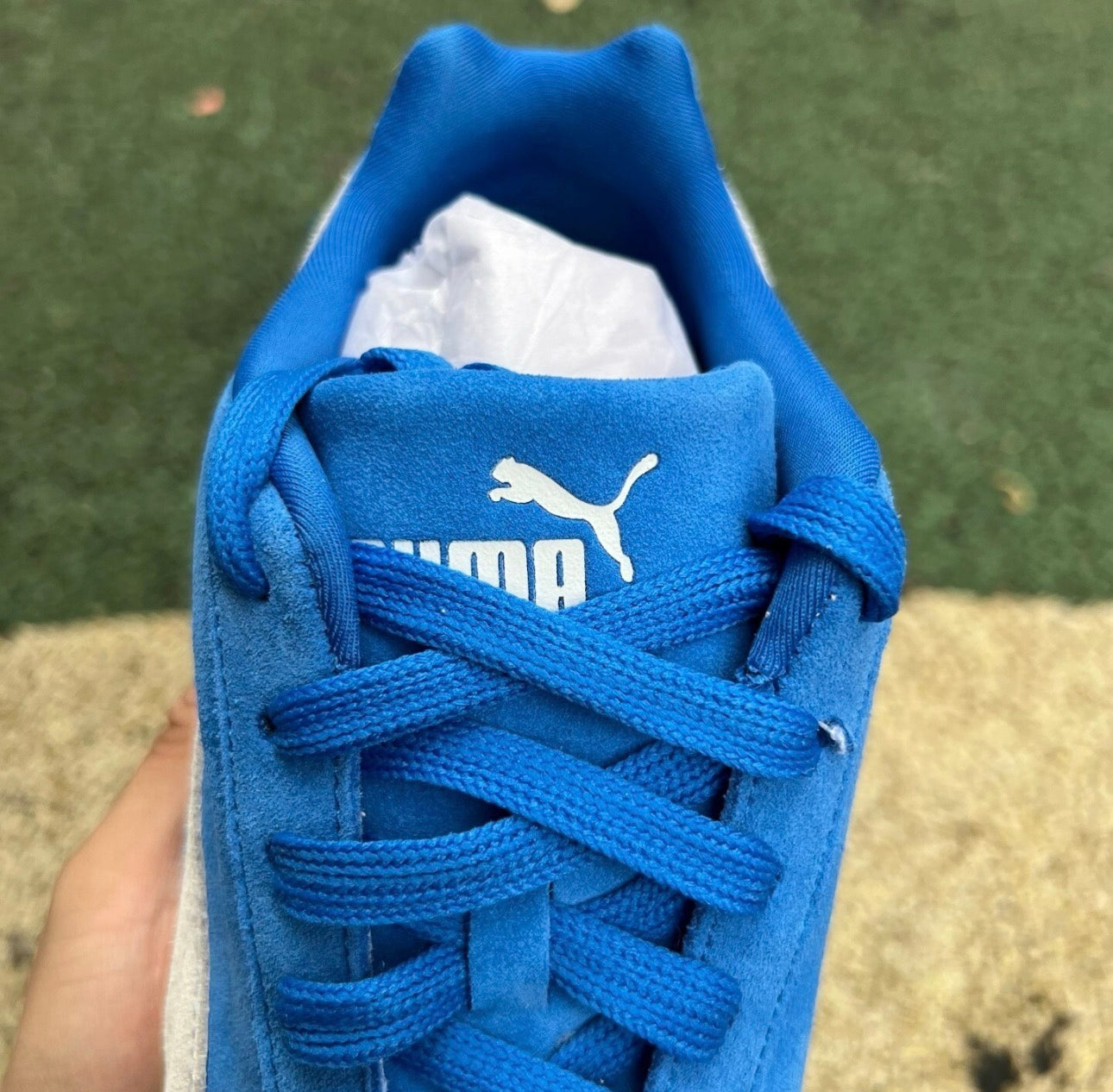 Puma Speedcat Azul y Blanco