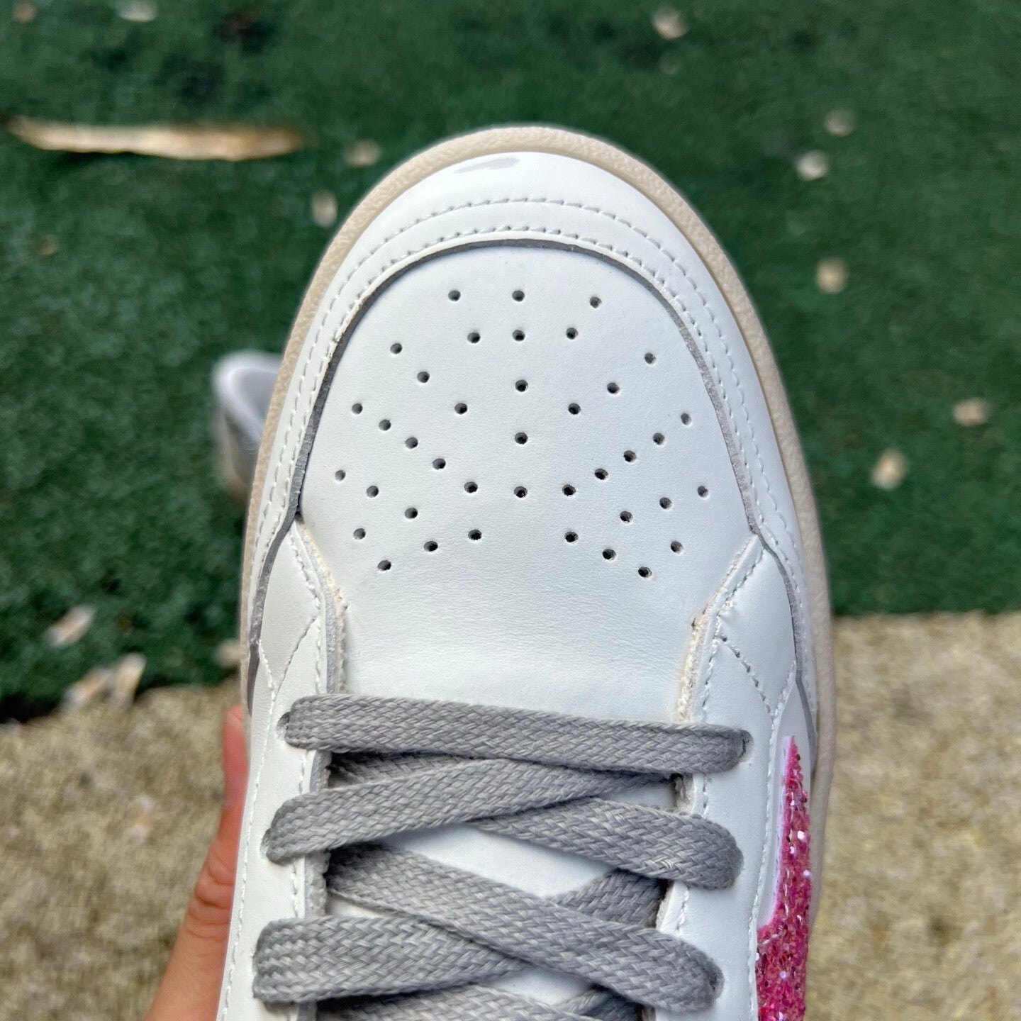 Golden Goose Ballstar Blanco y Rosado