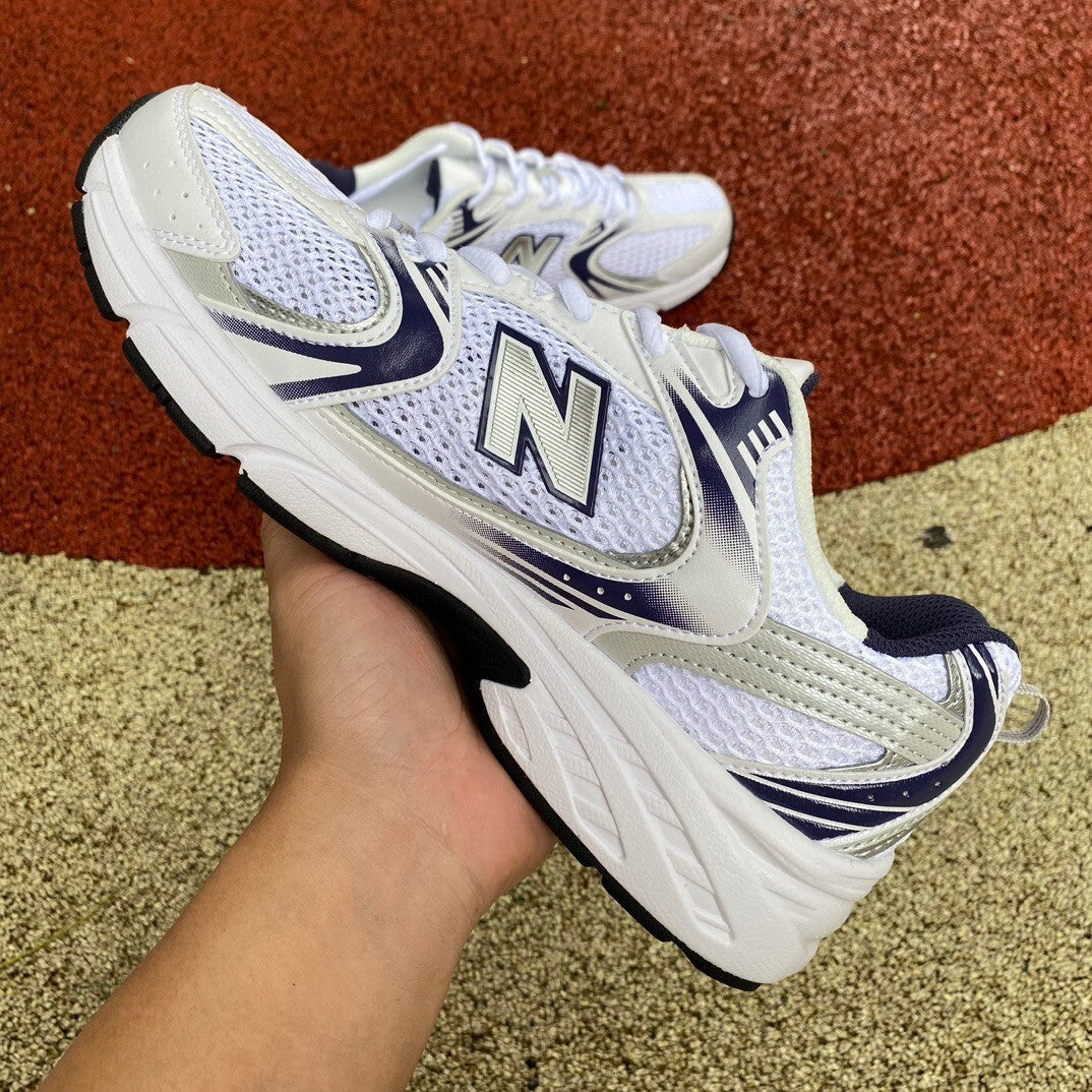 New Balance 530 Plateado y Azul