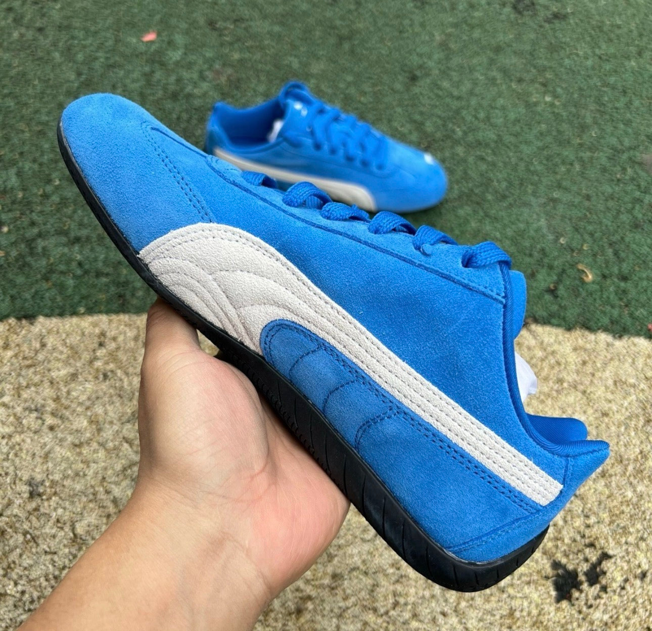 Puma Speedcat Azul y Blanco