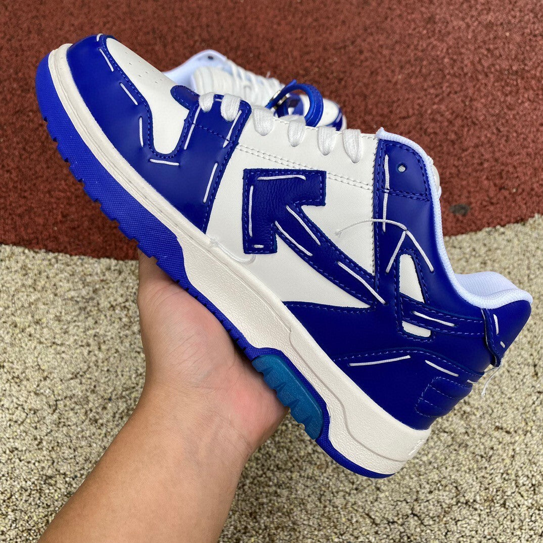 Off White Low Tops Azul