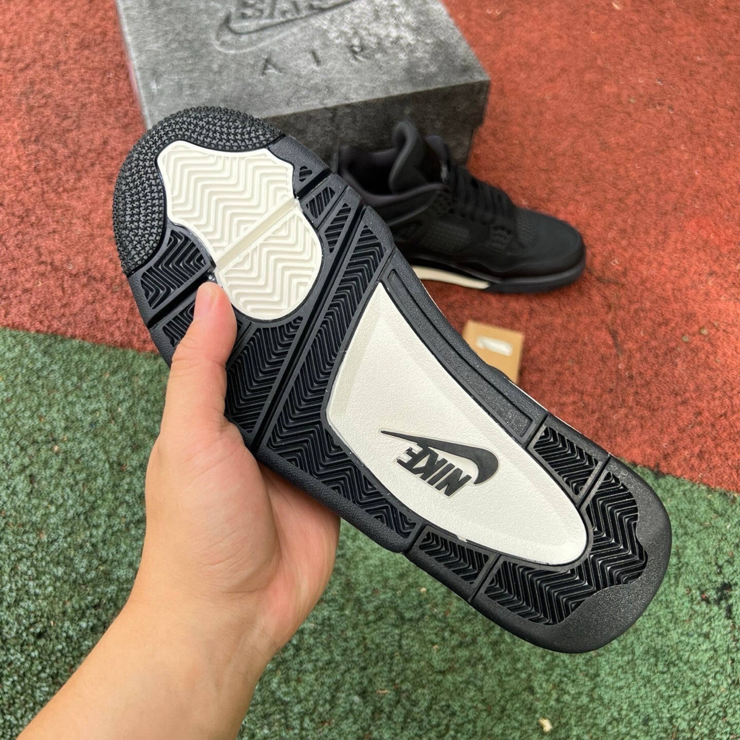 Jordan Retro 4 x Bike Negro