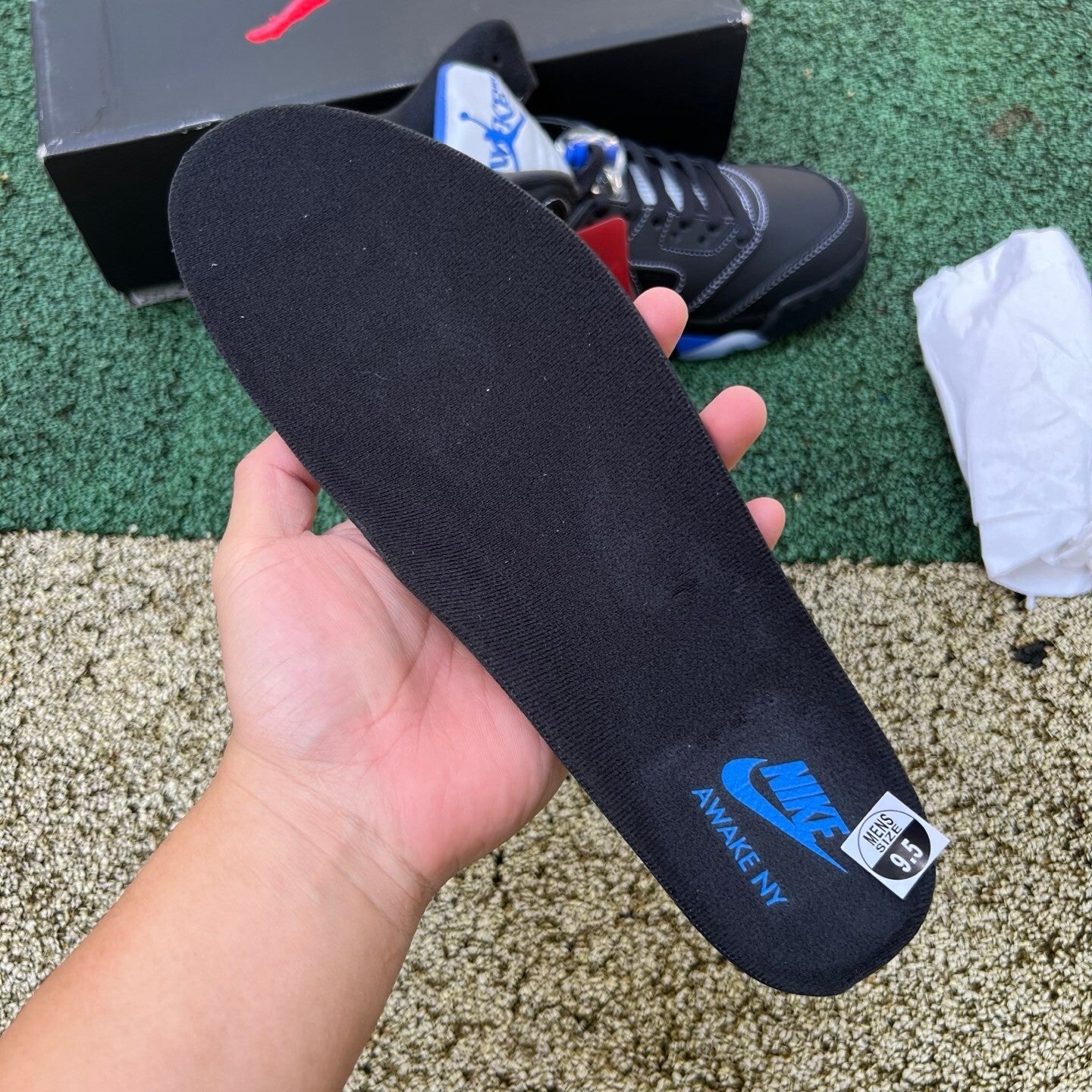 Jordan Retro 5 Awake Negro