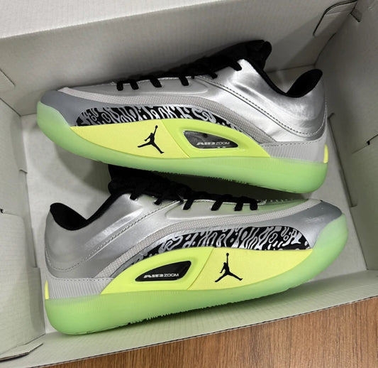 Jordan Zion 4 Grey Fog