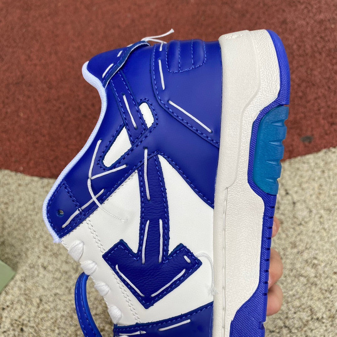 Off White Low Tops Azul