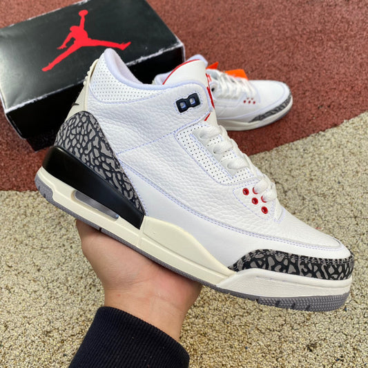 Jordan Retro 3 White Cement
