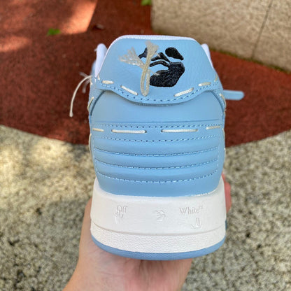Off White Low Tops Azul Cielo