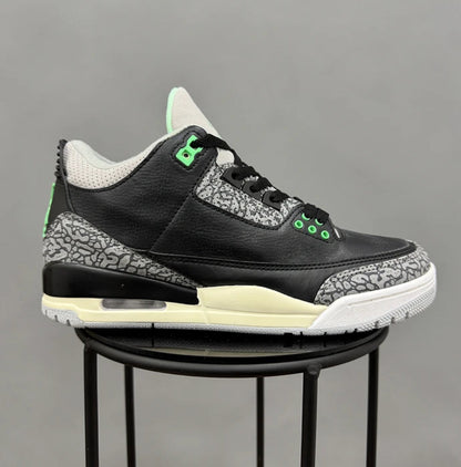 Jordan Retro 3 Green Glow