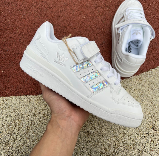 Forum Low Blanco con Brillante