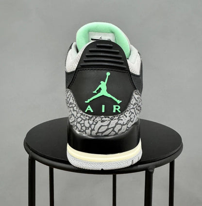Jordan Retro 3 Green Glow