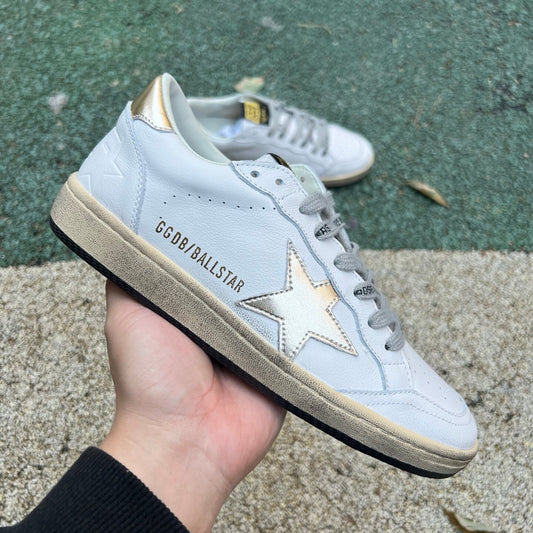Golden Goose Blanco y Dorado