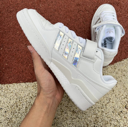 Forum Low Blanco con Brillante