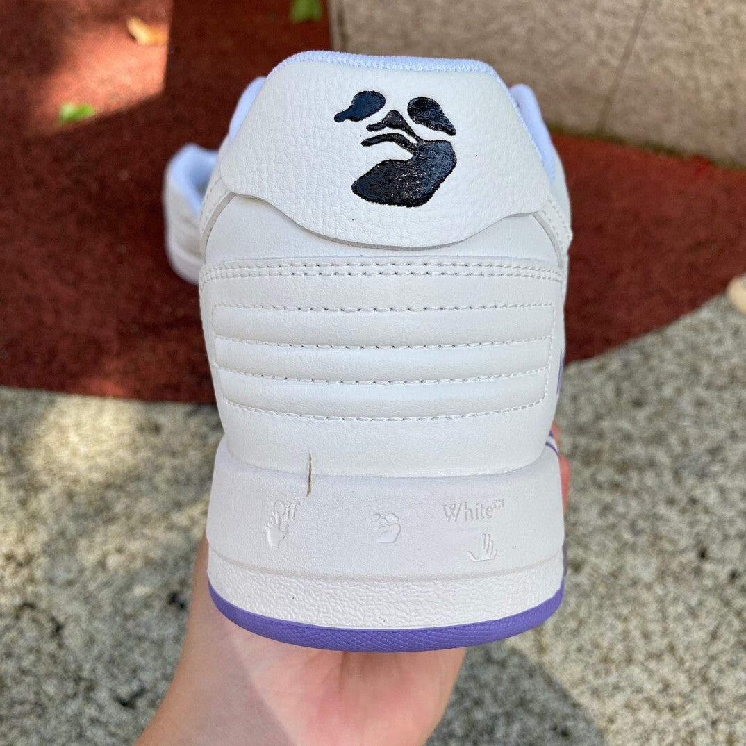Off White Low Tops Blanco y Morado