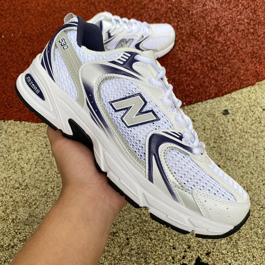 New Balance 530 Plateado y Azul
