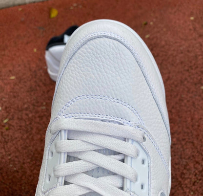 Jordan Retro 5 Sail Metalic White